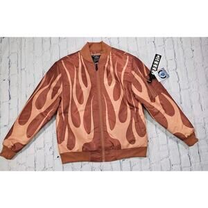 Rebel Vengeance Auburn Flame Water Resistant Jacket Full Zip MENS SIZE M